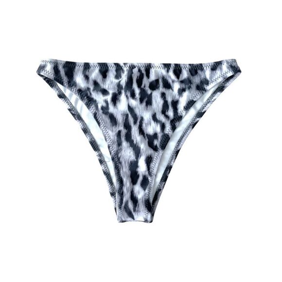 NORMA KAMALI EUC Luca bikini bottom in Snow Leopard Size M - Picture 1 of 8